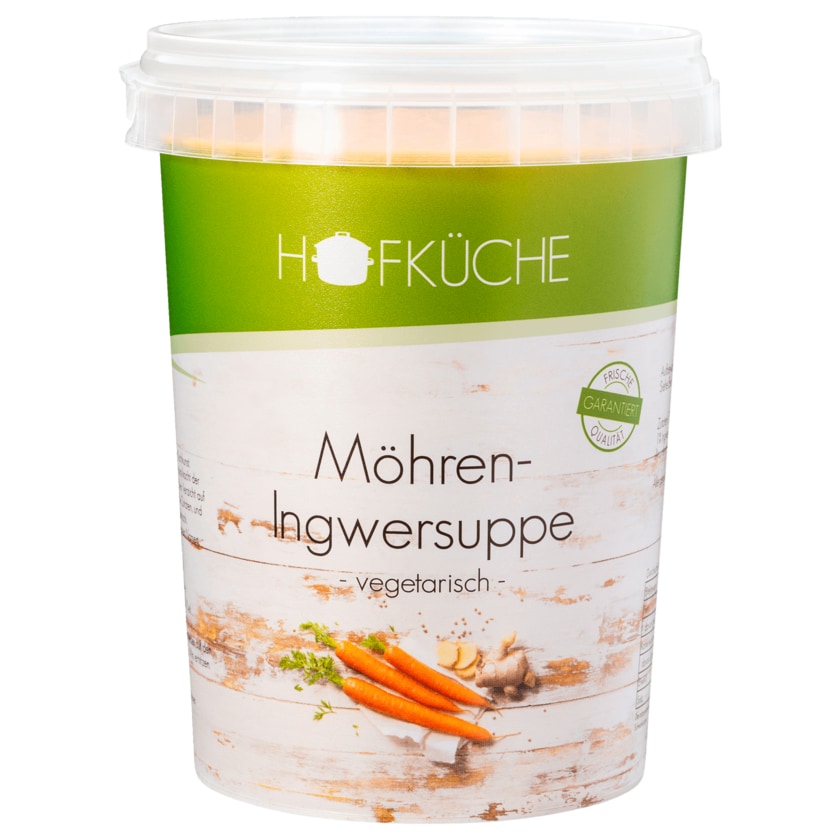 Hofküche Möhren Ingwersuppe vegetarisch 480ml